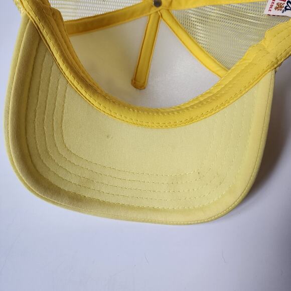 Coors Banquet American Needle Trucker Hat Yellow Snapback Mesh Foam Excellent - Picture 7 of 10
